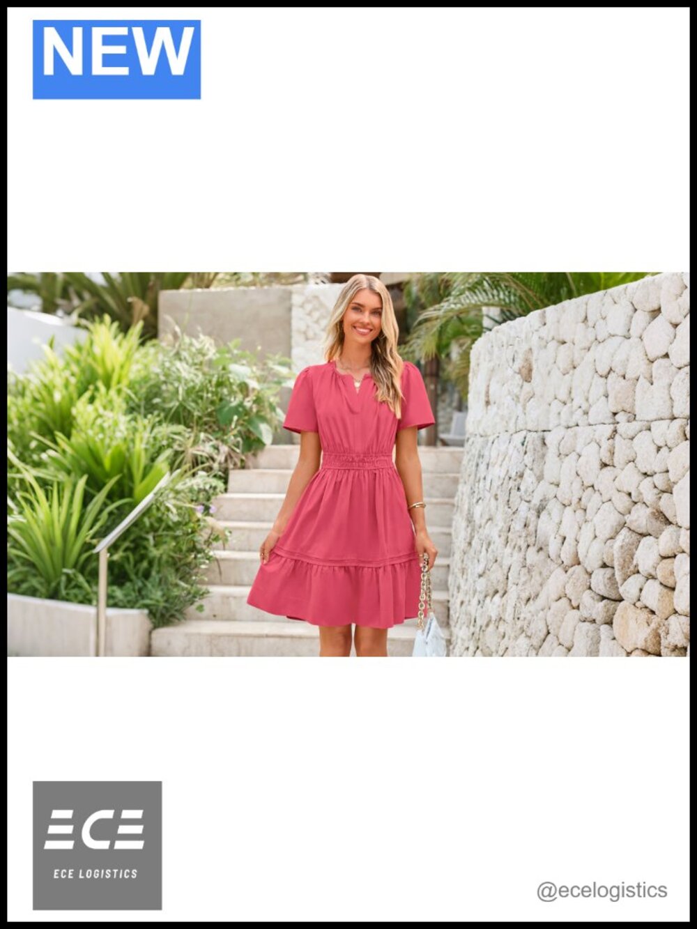 Women's Casual Mini Dress Short Sleeve V Neck A Line Ruched Summer - Picture 6 of 6